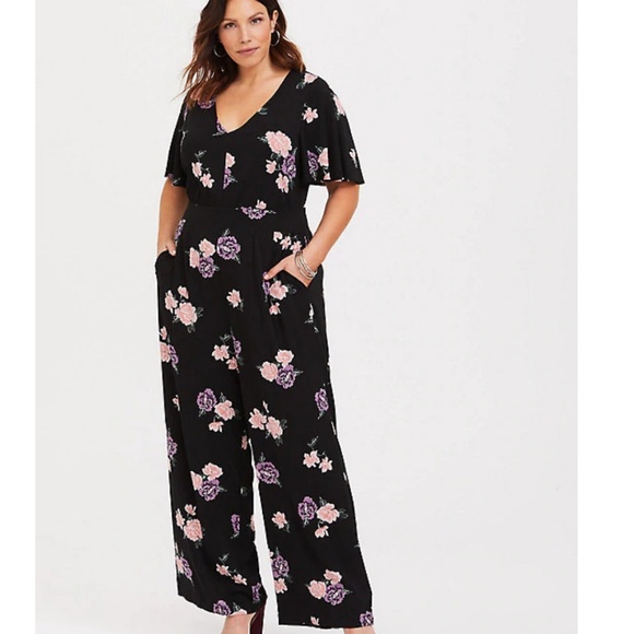 torrid jumpsuit floral